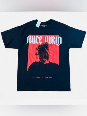 Juice WRLD Legends Never Die Graphic Tee Black Size Large NWT